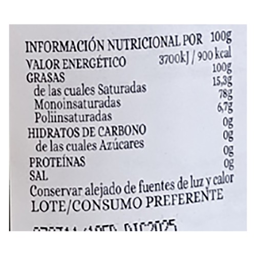 SUROLIVA Aceite de oliva virgen extra garrafa 5 l.