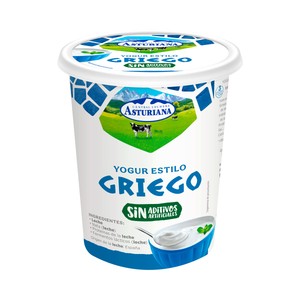CENTRAL LECHERA ASTURIANA Yogur estilo griego, elaborado en 24 horas Flor de Burgos 400 g.