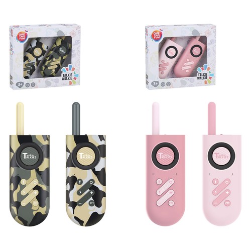 Walkie Talkie con luz, modelos surtidos +3 Años ONE, TWO FUN