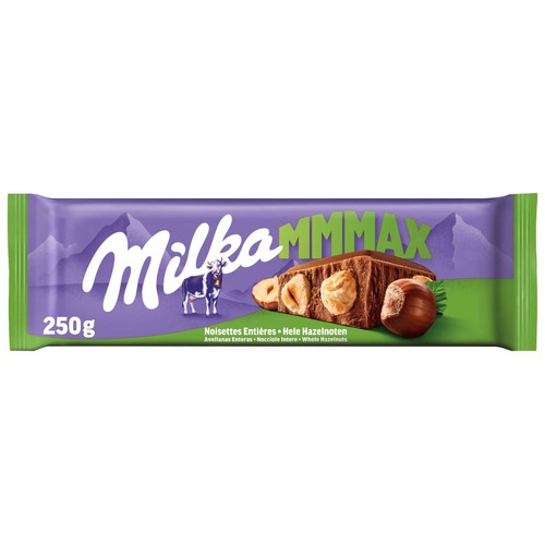 MILKA Chocolate con leche y avellanas 95 g.