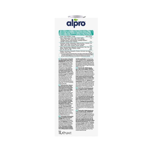 ALPRO Barista Bebida vegetal de coco y soja, especial para el café 1 l.