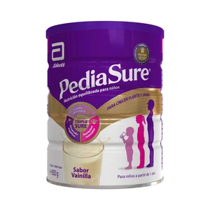 PEDIASURE Complemento alimenticio con sabor a vainilla para niños a partir de 1 año 850 g.