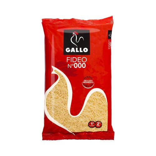 GALLO Pasta fideos nº 000 GALLO 250 gramos.