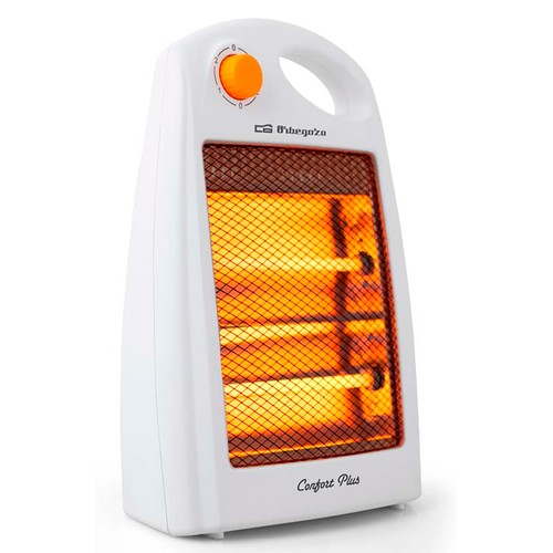 Estufa de cuarzo ORBEGOZO BP5007, potencia max: 800W, 2 niveles de calor.