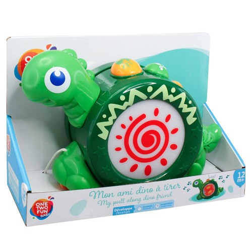 Dinosaurio interactivo con sonido  ONE TWO FUN ALCAMPO.