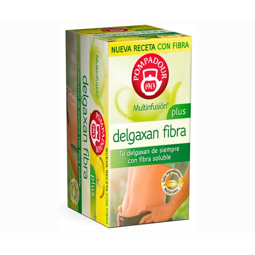 POMPADOUR Multifusión delgaxan fibra plus 20 uds. 40 gr.