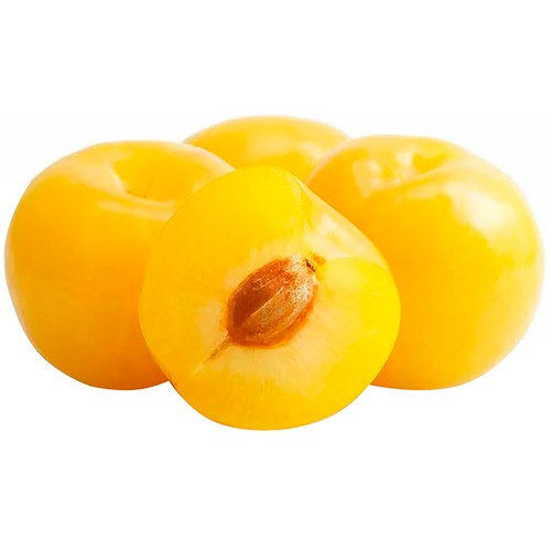 Ciruelas amarillas al peso.