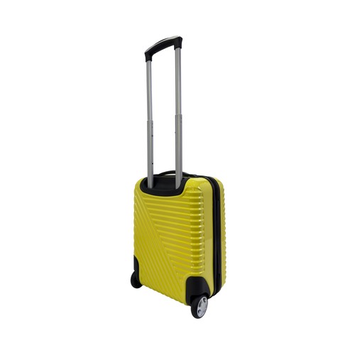 Maleta de cabina tipo trolley 8 ruedas lock color amarillo. AIRPORT