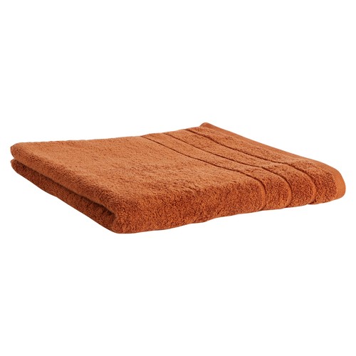 Toalla de ducha color marrón, 400g/m², ACTUEL.