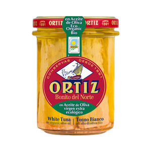 Imagen de ORTIZ Bonito del norte en aceite de oliva ecológico 150 g.