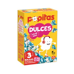 Imagen de POPITAS Palomitas dulces para microondas 3 x 100 g.