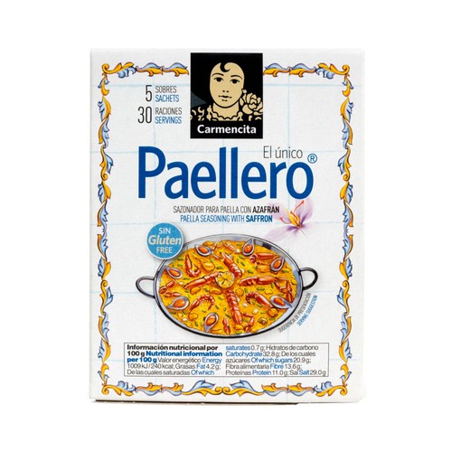 CARMENCITA Sazonador para paella CARMENCITA caja de 20 g.