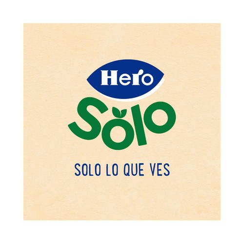 HERO Solo Tarrito de verduras con delicias de pavo (textura suave), a partir de 6 meses 235 g.