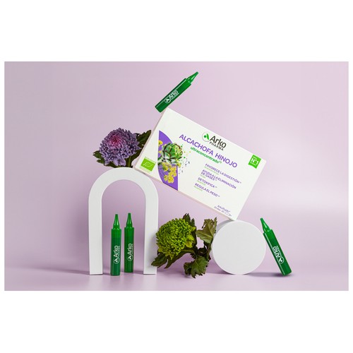 ARKOPHARMA Complemento nutricional ultraconcentrado a base de alcachofa e hinojo ecológicos 20 uds.