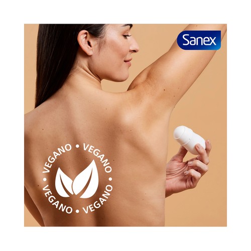 SANEX Zero % invisible Desodorante roll on para mujer antitranspirante hasta 48 horas 50 ml