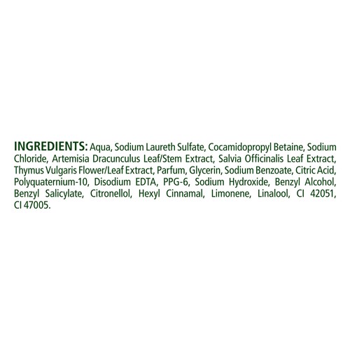 TIMOTEI Champú con extracto de hierbas alpinas, para todo tipo de cabellos TIMOTEI Fresco y fuerte 750 ml.