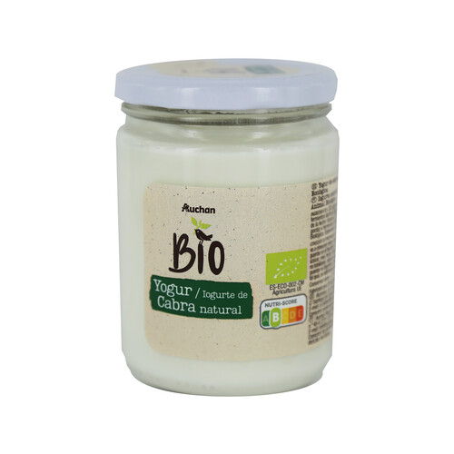 ALCAMPO ECOLÓGICO Yogur natural de cabra ALCAMPO ECOLÓGICO 420 g.