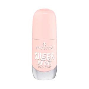 ESSENCE tono 04 Sheer me out melocotón suave transparente Esmalte de uñas en gel de larga duración.