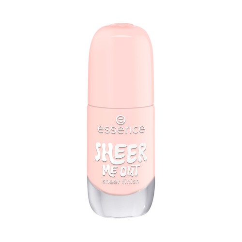 ESSENCE tono 04 Sheer me out melocotón suave transparente Esmalte de uñas en gel de larga duración.