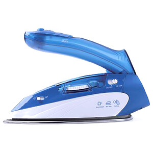 Plancha de viaje QILIVE Q.5543, potencia 1100W, mango plegable.