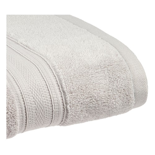 Toalla baño 100x150cm 500gr, 0 torsion, 100% algodón woven color gris. ACTUEL