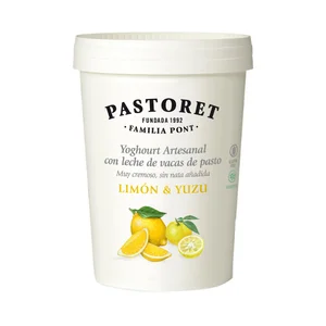 PASTORET Yogur artesanal cremoso con limón y yuzu 500 g.