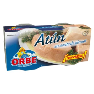 ORBE Atún en aceite 2 latas de 52 g