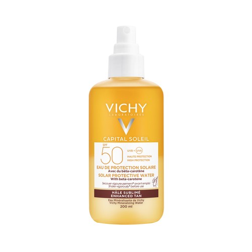 VICHY Agua solar en spray con acción bronceante y FPS 50 (muy alto) VICHY Capital soleil 200 ml.