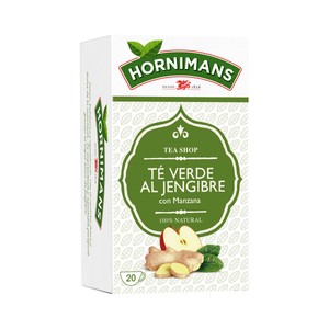 Té verde jengibre manzana 20ud. 30 g.