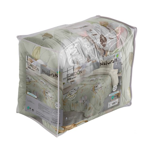 Edredón reversible para cama 90/105 180x260cm 300GRS infantil, modelo Koalas. NATURALS