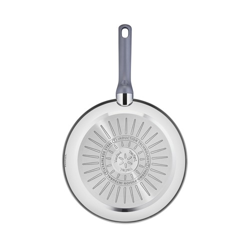 Sartén de 20 centímetros antiadherente de acero inoxidable, apta para inducción, Daily Cook Titanium, TEFAL.