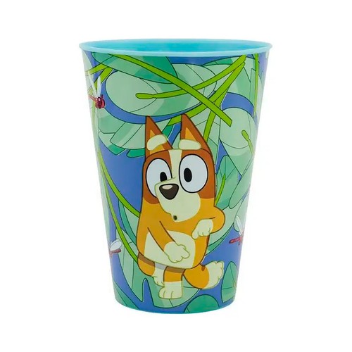 Vaso infantil de plastico de Bluey de 430ml, STOR