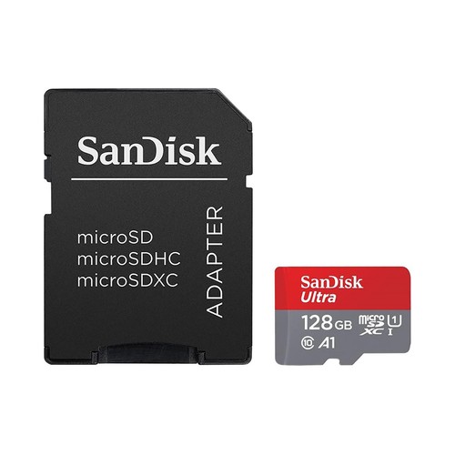 Tarjeta de memoria SANDISK ULTRA SDSQUAB MicroSDXC 128GB.