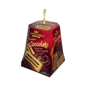 Imagen de GRAN DUCALE Pandoro con crema de chocolate en el interior 750 g.