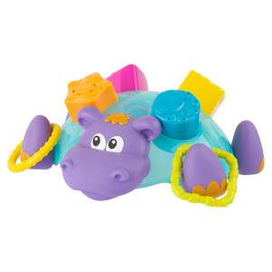 Hipopótamo flotante con clasificador de formas para baño, PLAYGRO.
