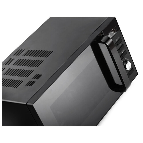 Microondas con grill QILIVE Q.6989, color negro, capacidad 23L., potencia: 900W, grill: 1000W.