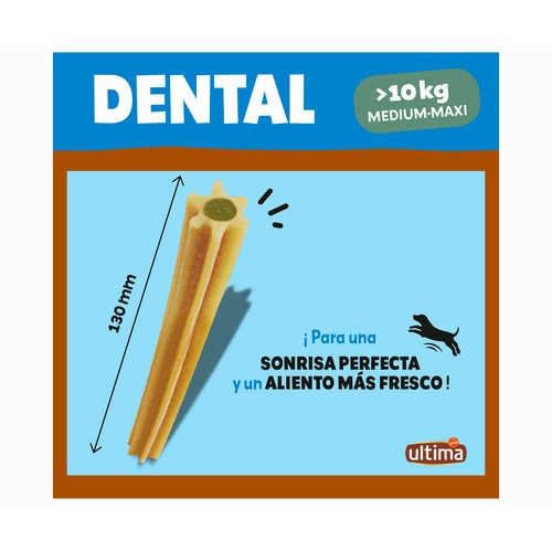 ULTIMA Snack perro medmax dental 7 stick 180 gr.