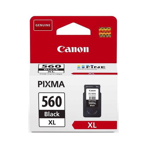 Cartucho de tinta CANON PG-560 negro.