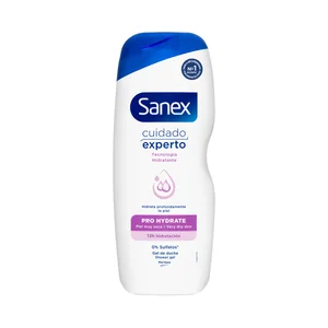 SANEX Cuidado experto Pro Hydrate  Gel hidratante para ducha o baño, para pieles muy secas 600 ml.