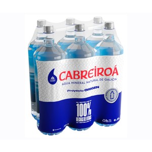 CABREIROA Agua mineral pack 6 uds. x 2 l.