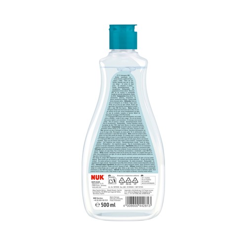 NUK Detergente para la limpieza de biberones 500 ml.