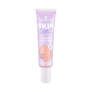 ESSENCE Skin tint tono 30 Tinte para piel hidratante, cobertura ligera a media y FPS 30.
