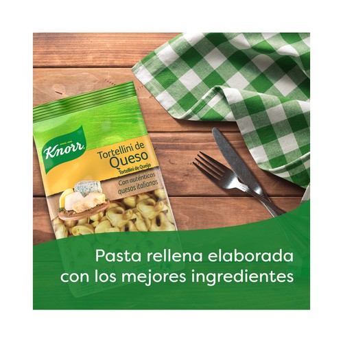KNORR Pasta Tortellini rellenos queso KNORR 250 g.