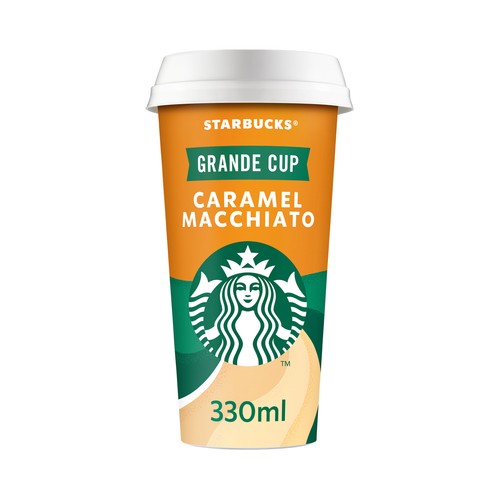 STARBUCKS Bebida de café y caramelo macchiato 330 ml.