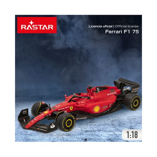 Ferrari radiocontrol F1-75 1:18, 41277 +6 Años RASTAR