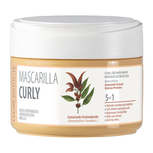 Imagen de CLEARÉ INSTITUTE Curly Mascarilla capilar hidratante 5 en 1, para uno rizos definidos 300 ml.