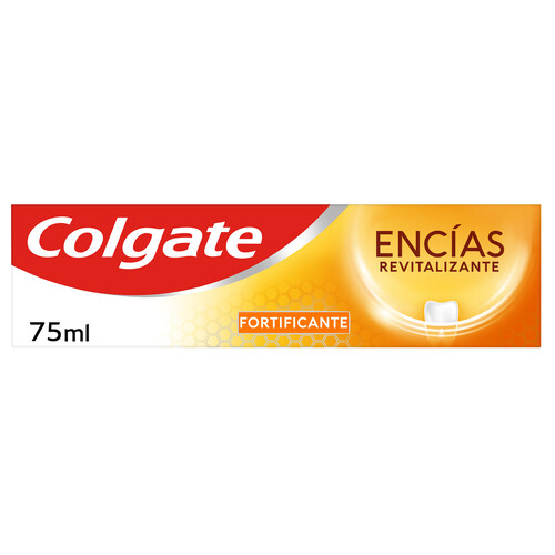 COLGATE Pasta de dientes de uso diario, con acción fortificante y revitalizante de encías COLGATE Fortificante 75 ml.