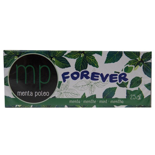 Menta poleo FOREVER 25 sobres.