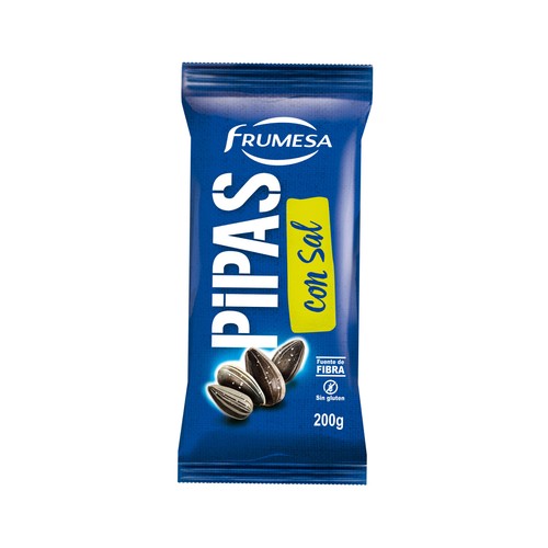 FRUMESA Pipas de girasol tostadas con sal 250 g.