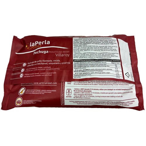 LA PERLA Pechuga villaroy congelada 400 g.